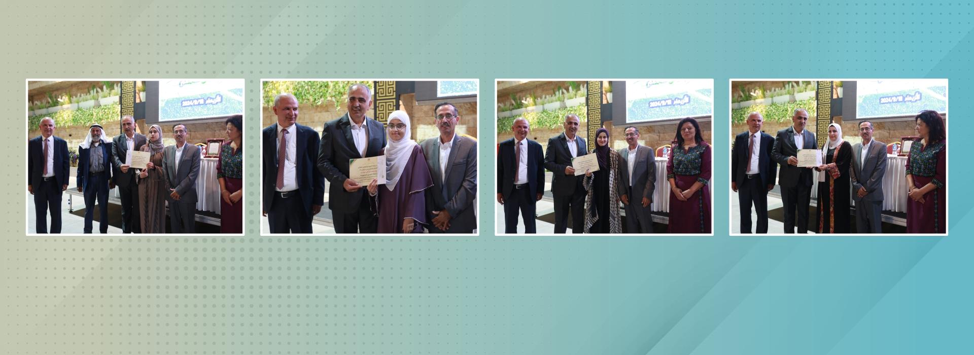 The Ministry of Higher Education honors the students of Al-Quds Open University, who won in the student competitions / 2023