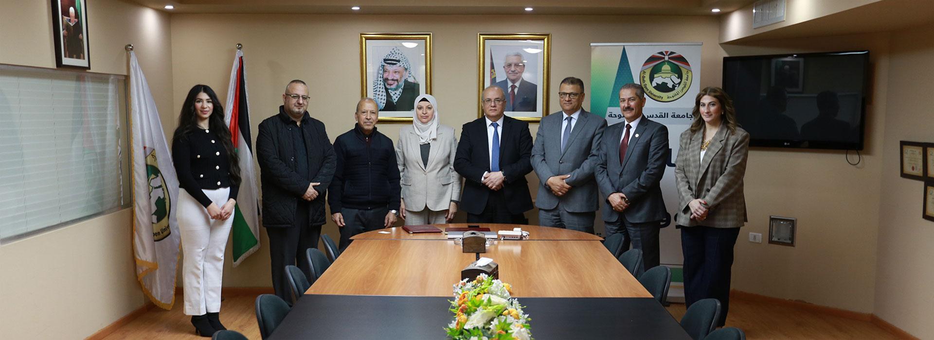 Al-Quds Open University and the Rawan Child Development Association sign an MoU to support people with disabilities