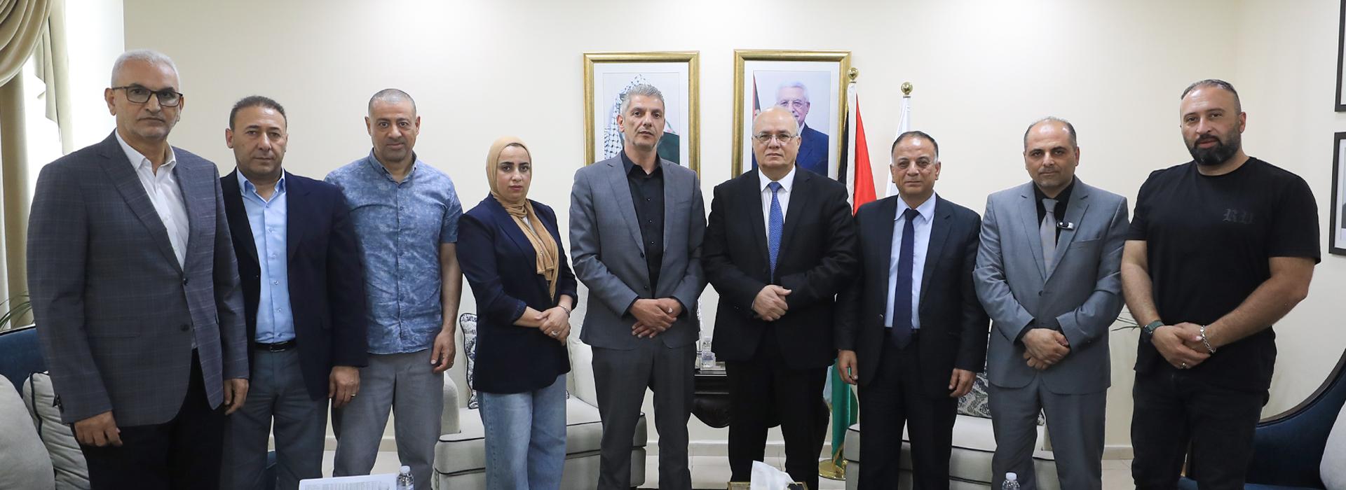 Al-Quds Open University and the Commission of Detainees and Ex-Detainees Affairs Discuss Collaboration to Promote the Right to Education for Prisoners