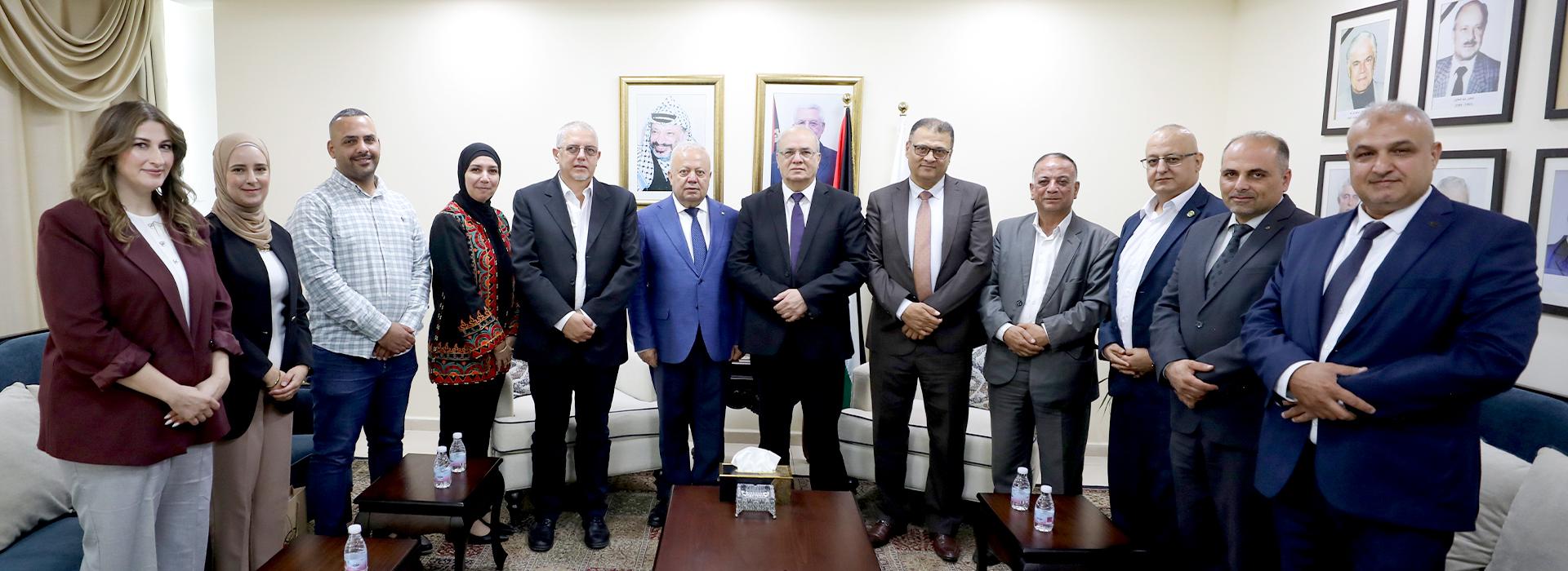 Al-Quds Open University and the Palestine Institute for National Security Research Explore Prospects for Joint Cooperation